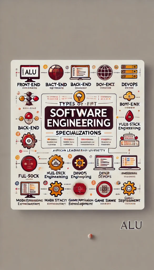 infographics for the types of software engineering